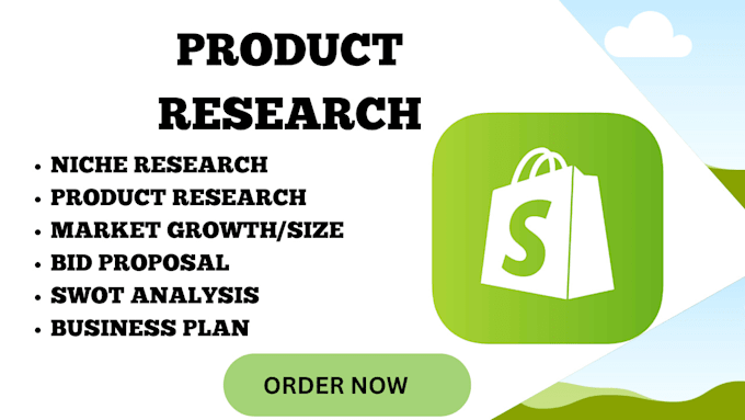 Gig Preview - Do market research business plan swot product research