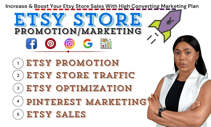 Gig Preview - Promote etsy shop boost shopify sales etsy sales shopify marketing or promotion