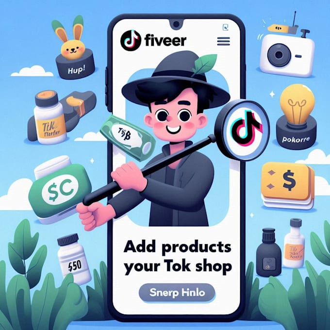 Gig Preview - Do product hunting add products to your tik tok shop tiktok ads