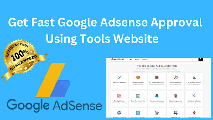 Bestseller - create tools website using script for fast adsense approval