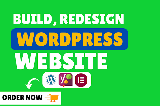 Gig Preview - Build wordpress website, create blog website or design, redesign wordpress site