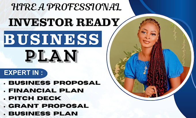 Gig Preview - Create quick investor ready business plan, pitch deck, presentation proposal