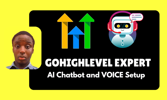 Gig Preview - Setup gohighlevel chatbot chatgpt, ai voice, ai chatbot manychat, wati, appy pie