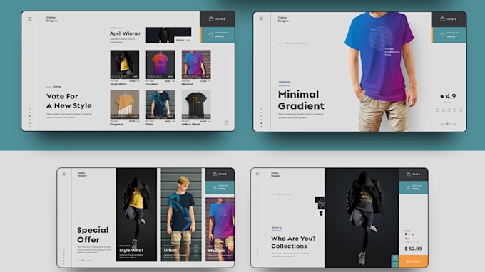 Gig Preview - Design a shopify clothing store, fashion store and streetwear website