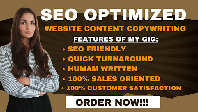 Gig Preview - Write compelling SEO website content for website copywriting in 12 hours