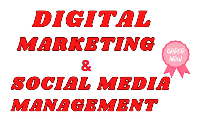 Gig Preview - Be your social media manager and digital marketing