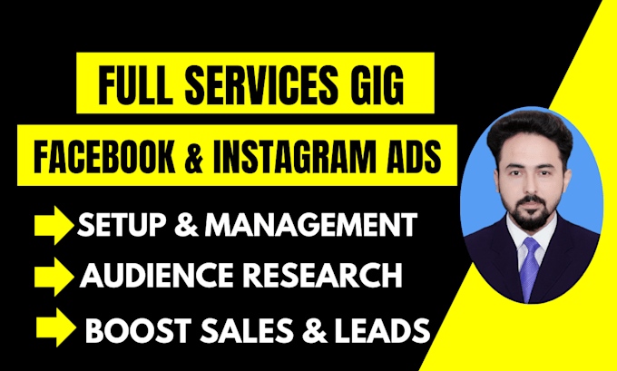 Gig Preview - Setup facebook ads campaign for leads and sales, instagram ads