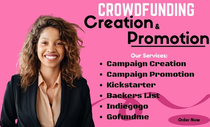 Gig Preview - Do crowdfunding campaign creation promotion kickstarter indiegogo gofundme