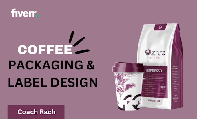 Gig Preview - Craft winning coffee package, coffee label design that stand out