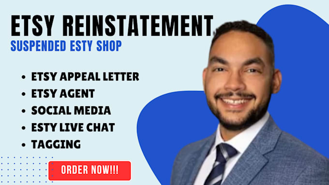 Bestseller - expert etsy reinstatement, etsy reopen, appeal letter, live chat