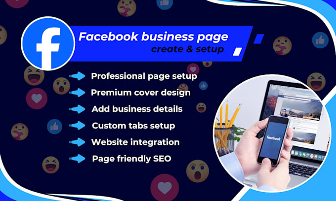 Gig Preview - Do create, setup and optimize your facebook business page