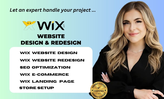 Gig Preview - Wix website redesign wix website design, wix website redesign wix website design