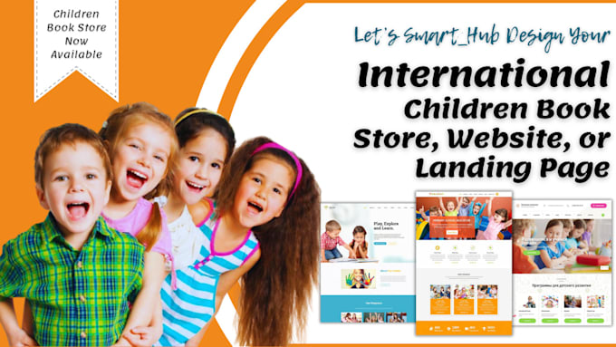 Gig Preview - Do wordpress kid book store christian book website children landing page design