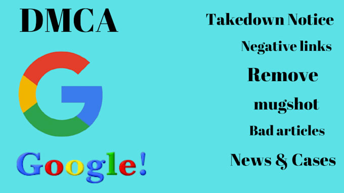 Gig Preview - Remove,delete,erase mugshots articles news negative links from google search