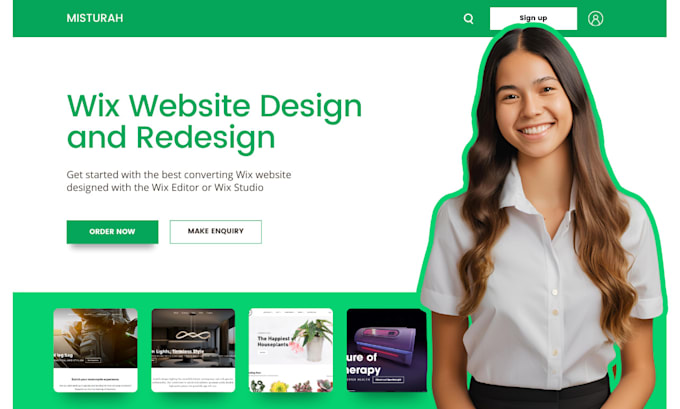 Gig Preview - Build wix website wix website redesign, wix redesign, wix studio redesign, wix