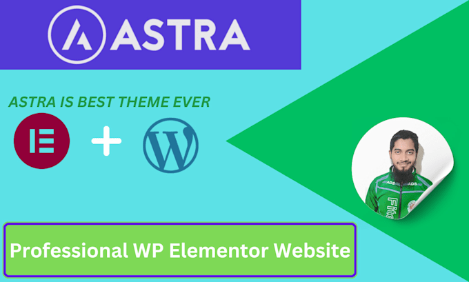 Gig Preview - Rebuild wp elementor pro website using the astra theme