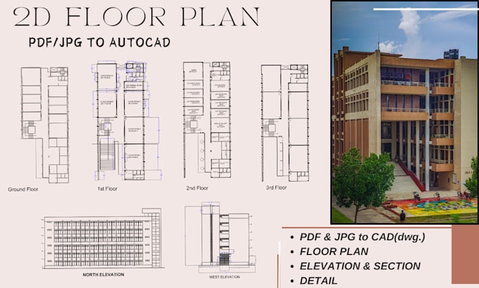 Gig Preview - Create autocad floor plans, elevations, and sections