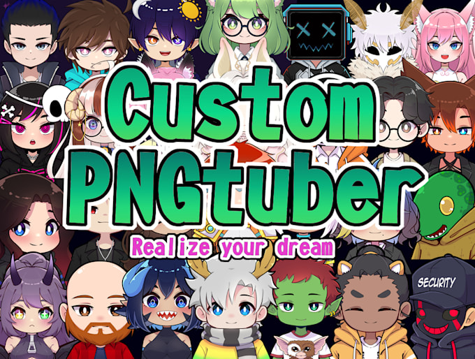 Gig Preview - Draw pngtuber and giftuber for streaming twitch and youtube