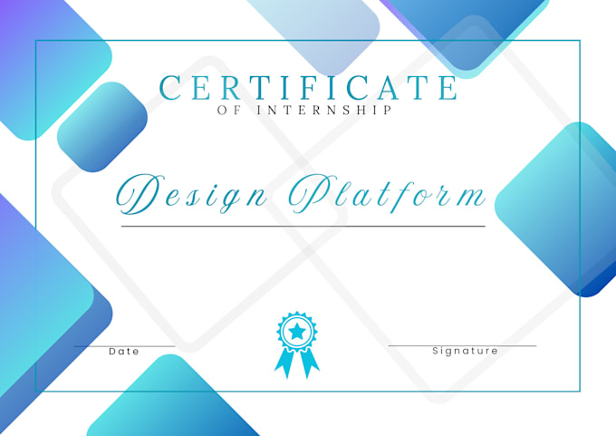 Gig Preview - Design certificate for your farm