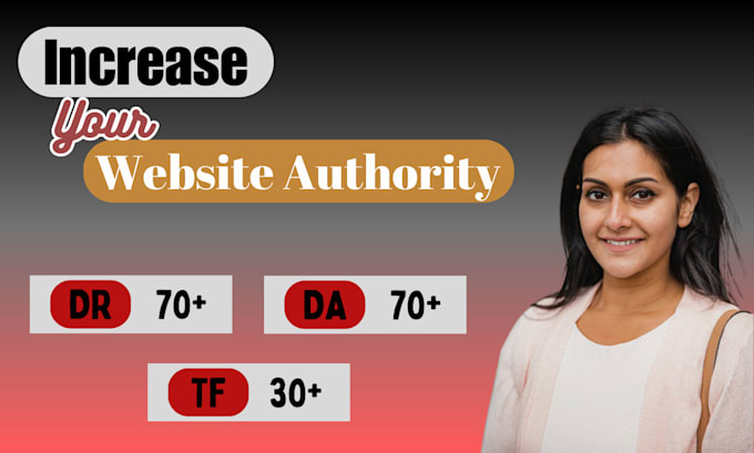 Gig Preview - Increase DR, da and tf using high authority SEO backlink