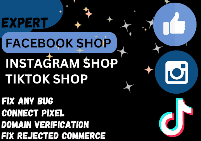 Gig Preview - Set up social media shop, meta pixel, shopify integration