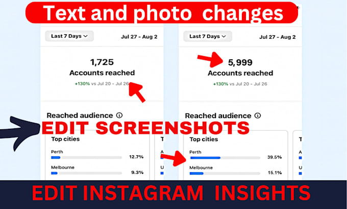 Gig Preview - Edit instagram insights quickly to look same as original