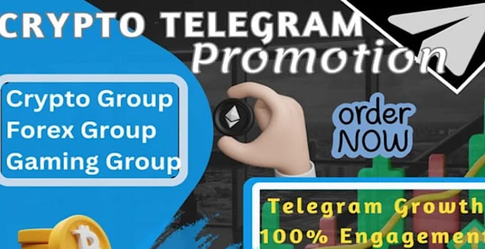 Gig Preview - X twiiter telegram promotion,crypto, website,amazon,token launch to active user