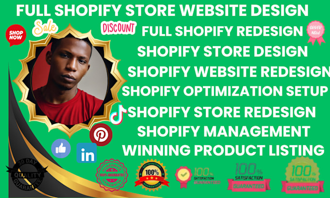 Bestseller - shopify website redesign, shopify store redesign shopify store revamp SEO