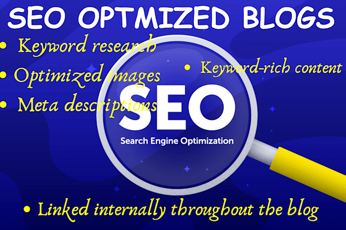 Gig Preview - Provide expert SEO blog writing services