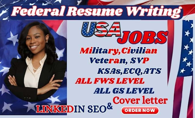 Gig Preview - Write usajobs federal resume, professional ats resume, engineering resume, cv