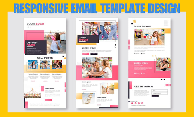 Gig Preview - Design responsive professional email templates