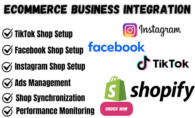 Bestseller - setup tiktok, facebook, instagram shop and ads management link with shopify