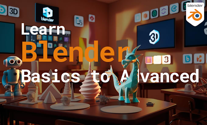 Gig Preview - Teach you and help you learn blender