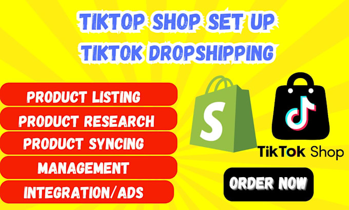 Gig Preview - Setup, manage tiktok shop, tiktok shop ads, tiktok marketing on tiktok shop