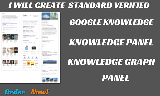 Gig Preview - Create verified google knowledge panel for personal and business