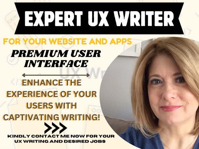 Gig Preview - Help you write a unique ux copy and ui case study for your portfolio