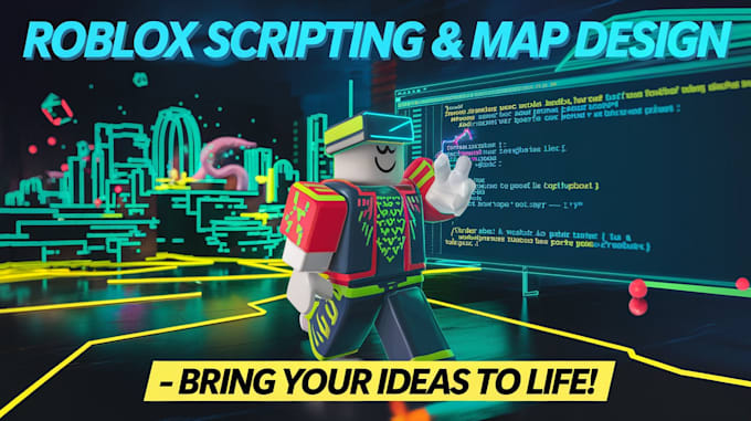 Gig Preview - Be your professional roblox scripter roblox map design roblox clothing for you