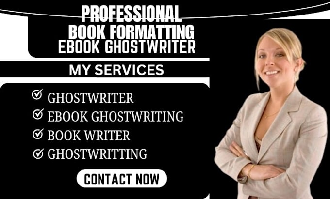 Gig Preview - Do 30k words ghostwriting medical ebook writing ghostwriter