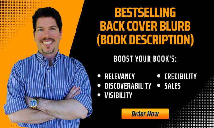 Gig Preview - Craft an engaging back cover description for your nonfiction book