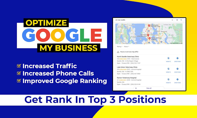 Gig Preview - Do google business profile optimization and gmb ranking