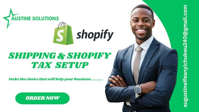 Gig Preview - Optimize shopify shipping tax settings for peak performance