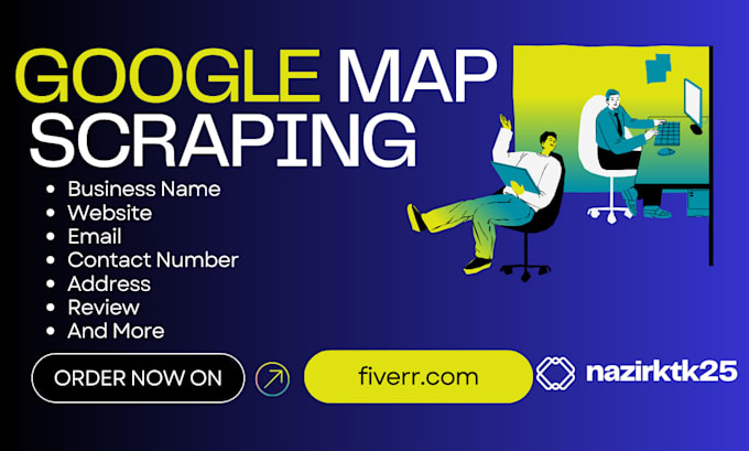 Gig Preview - Scrap google maps data for b2b leads, lead generation