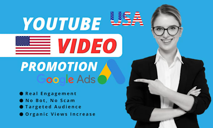 Bestseller - do organic complete youtube video promotion via google ads