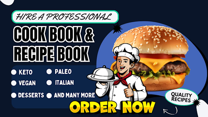 Bestseller - write your cookbook, recipe, meal plan ebook   for amazon kdp and do formatting