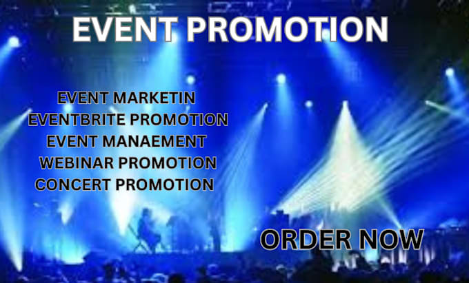 Gig Preview - Do successful event promotion linkedin event facebook event promotion