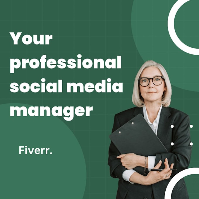 Gig Preview - Be your social media manager and content creator