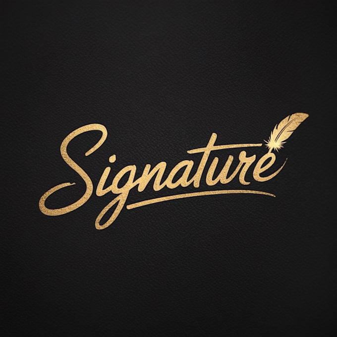 Bestseller - do 3 creative handwritten signature logo design or autograph