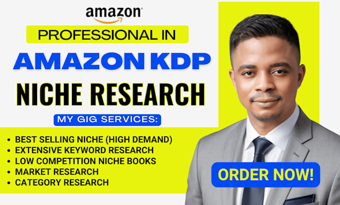 Gig Preview - Find profitable kindle niche research seo keywords, amazon kdp niche research