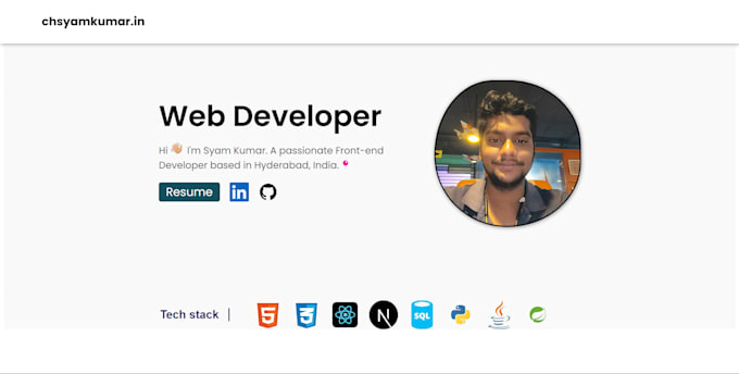 Gig Preview - Create full stack responsive websites using HTML, react js, nextjs with backend