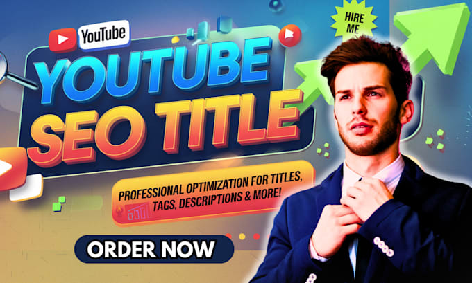 Gig Preview - Optimize best youtube video SEO title, tags and description